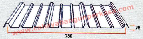 ATAP ZINCALUME GALVALUME FUMIRA L 700 - Gambar 25